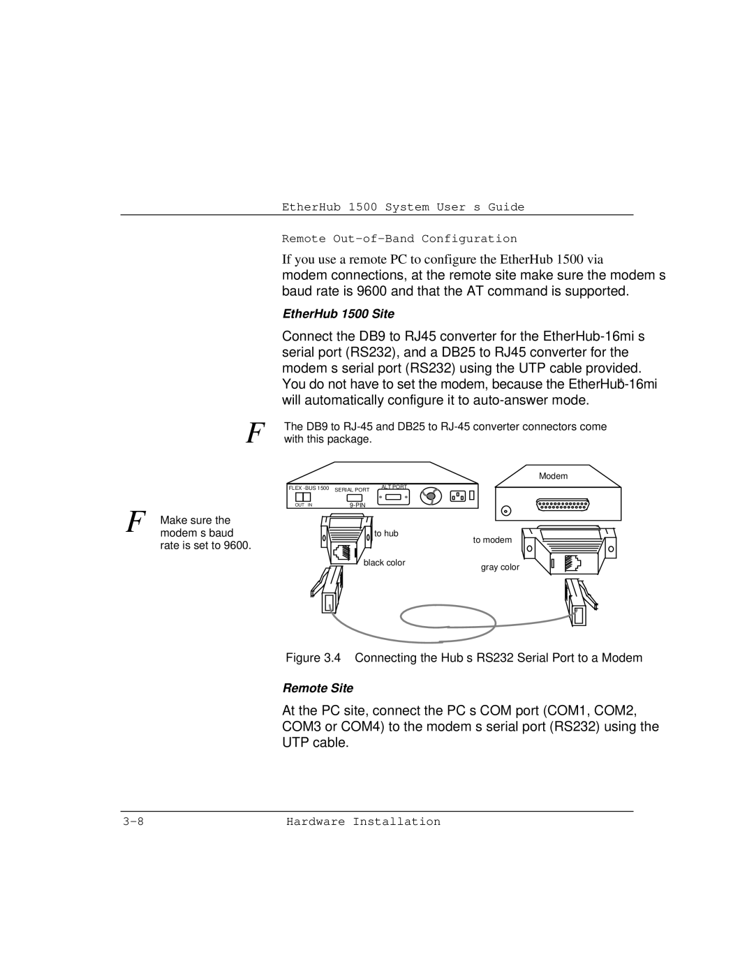 Accton Technology manual EtherHub 1500 Site 