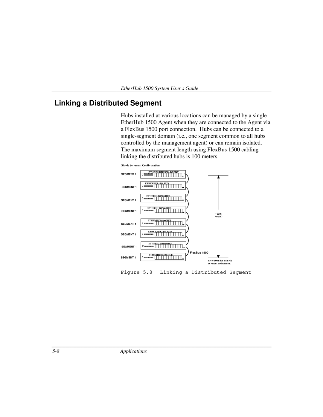 Accton Technology 1500 manual Linking a Distributed Segment 