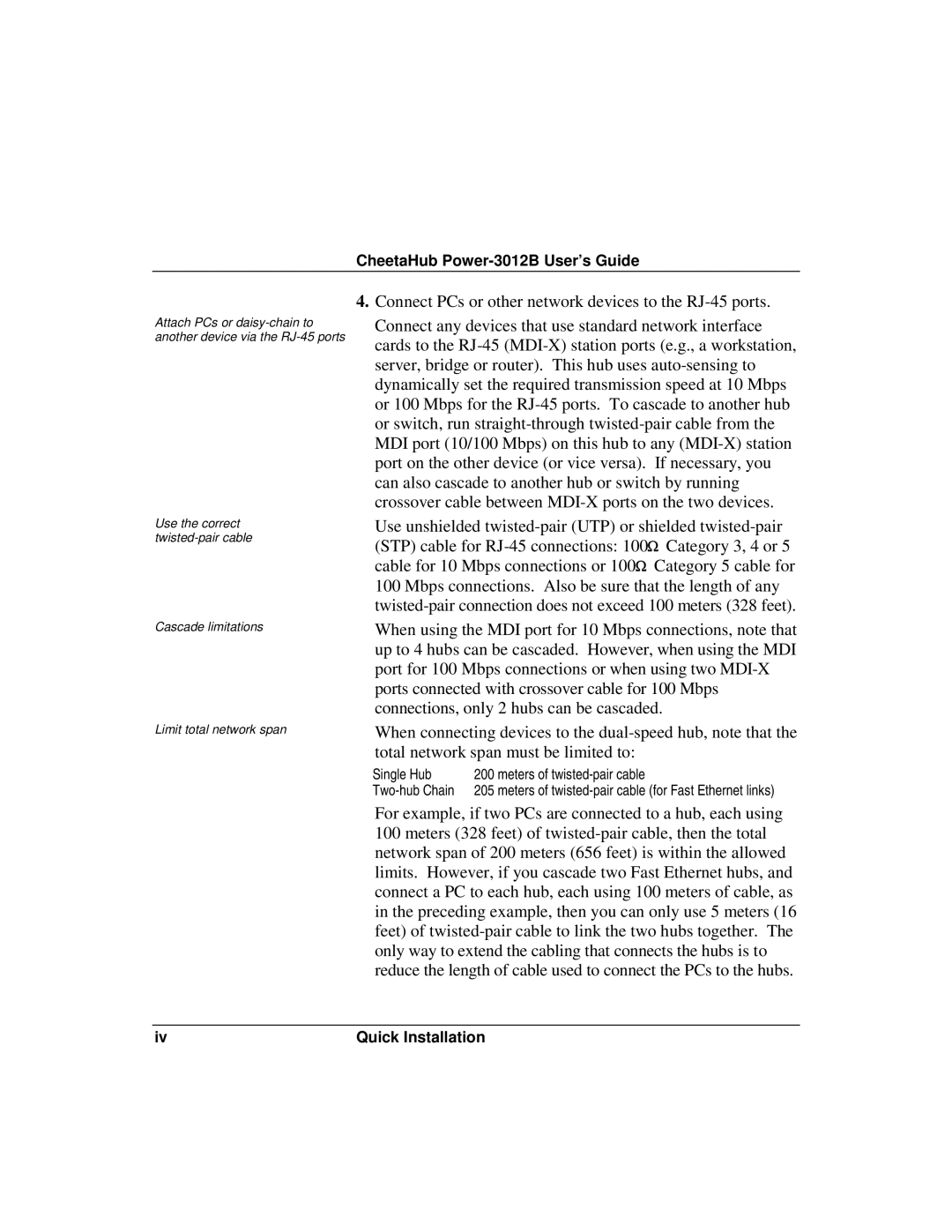 Accton Technology manual CheetaHub Power-3012B User’s Guide 