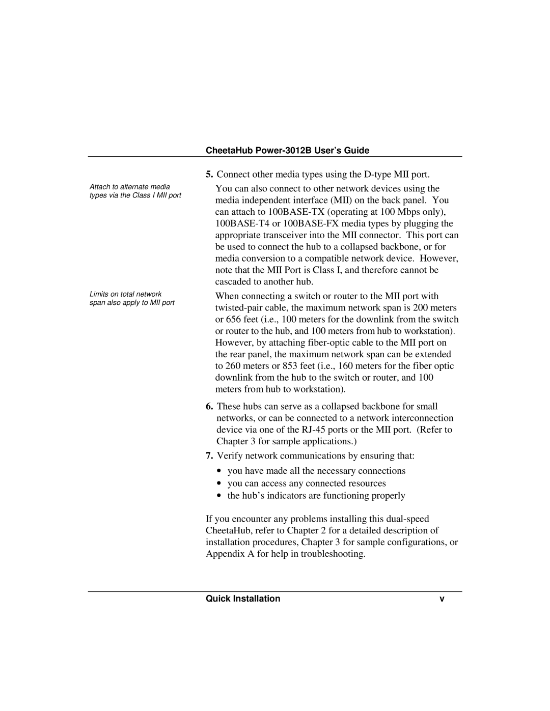 Accton Technology manual CheetaHub Power-3012B User’s Guide 