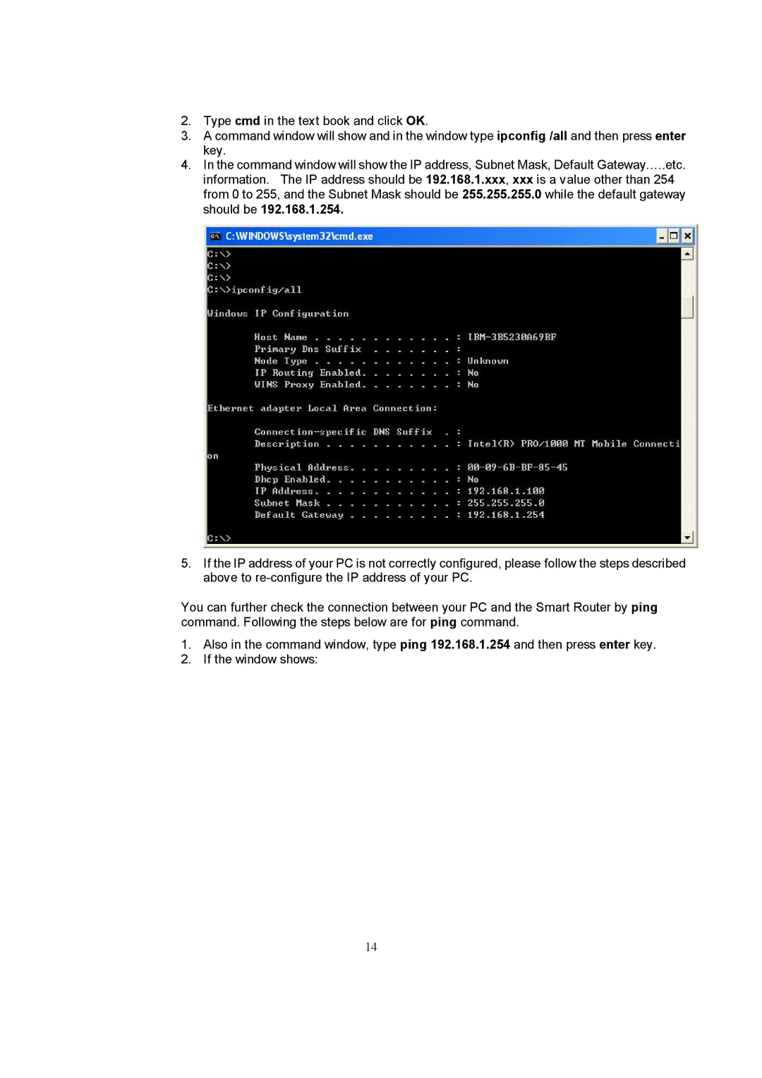 Accton Technology EC3805 manual 