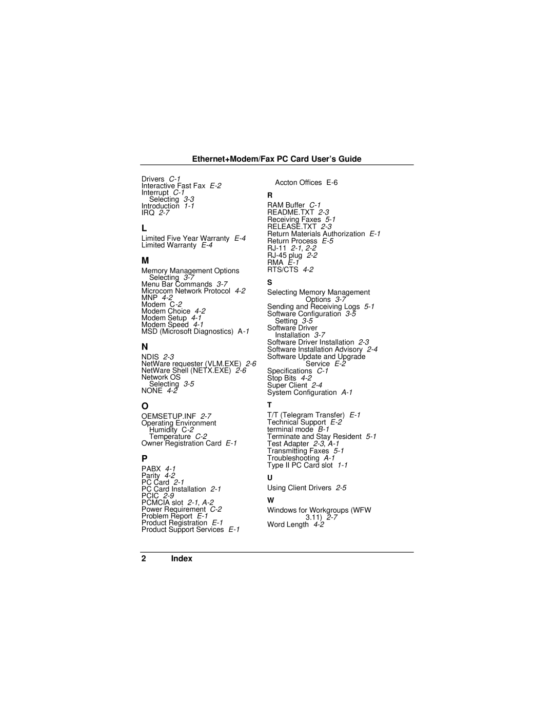 Accton Technology EN2218 manual Oemsetup.Inf 