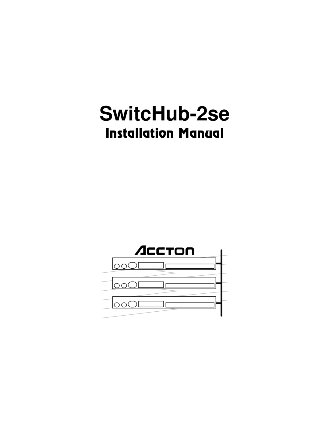 Accton Technology ES3002-TF manual SwitcHub-2se 