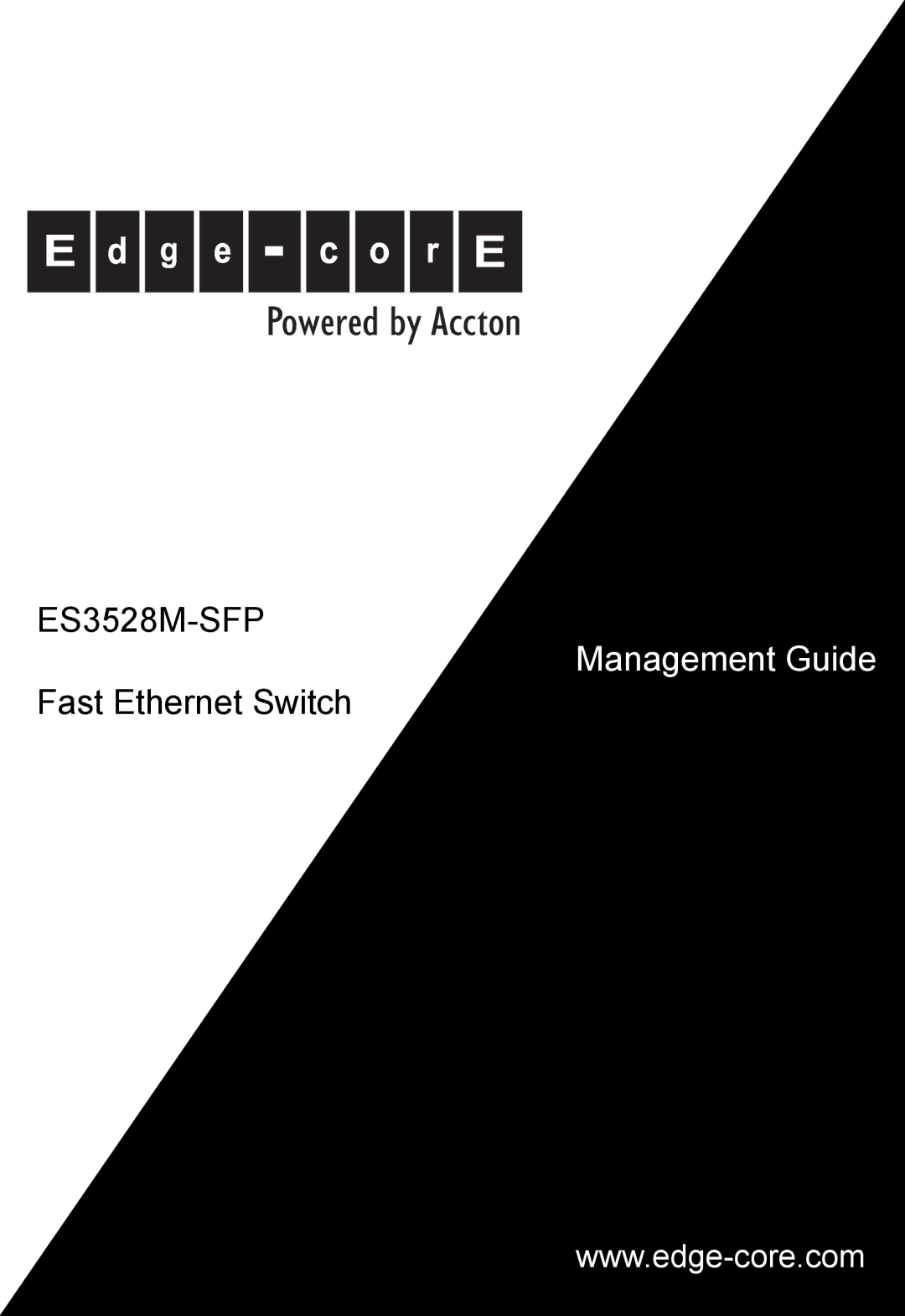 Accton Technology ES3528M-SFP manual Powered by Accton 