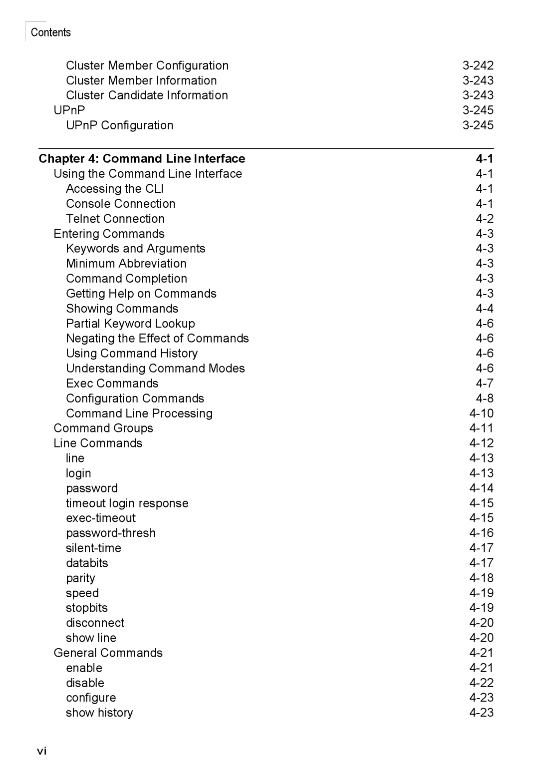 Accton Technology ES3528M-SFP manual Command Line Interface 