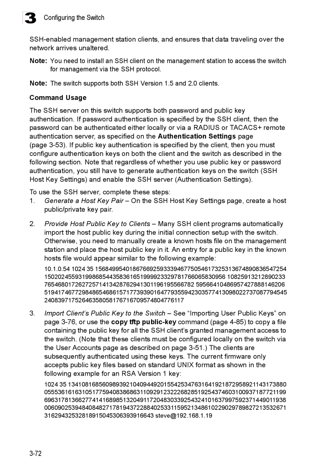 Accton Technology ES3528M-SFP manual Command Usage 