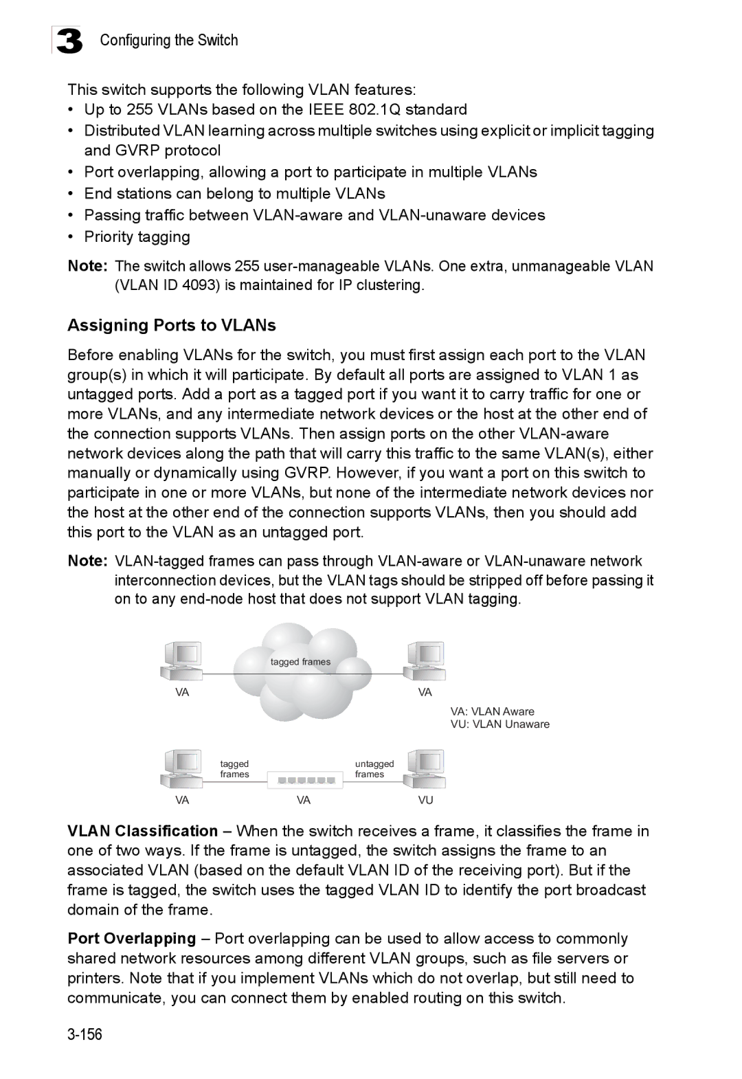 Accton Technology ES3528M-SFP manual Assigning Ports to VLANs 