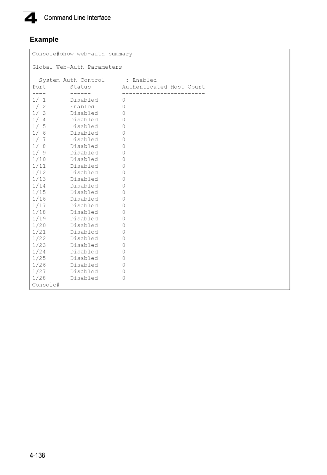 Accton Technology ES3528M-SFP manual 138 