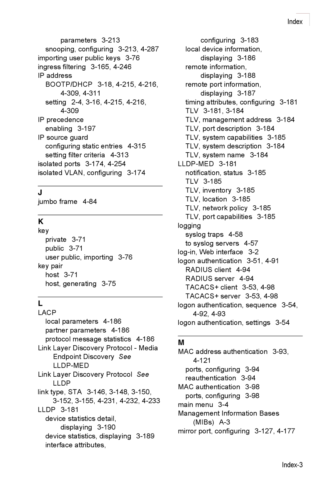 Accton Technology ES3528M-SFP manual Link Layer Discovery Protocol See 