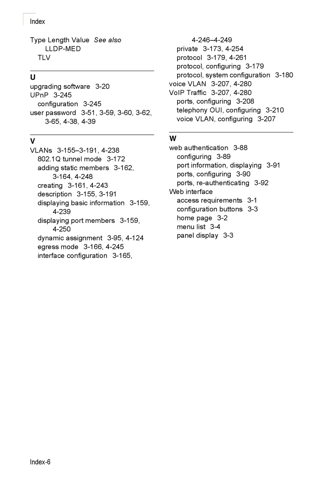 Accton Technology ES3528M-SFP manual Type Length Value See also, Lldp-Med Tlv 