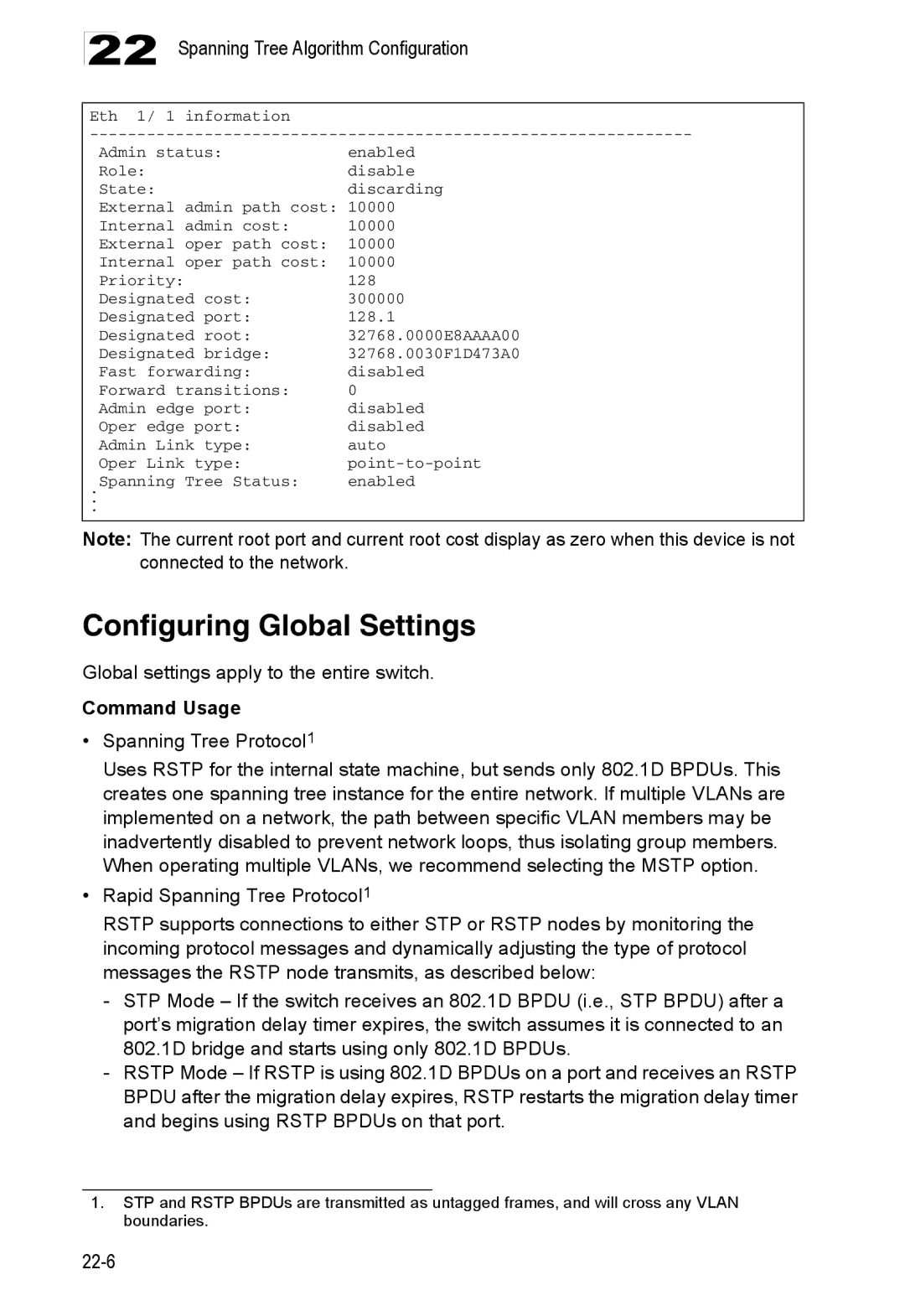 Accton Technology 24/48-Port, ES4548D, ES4524D manual Configuring Global Settings, Global settings apply to the entire switch 