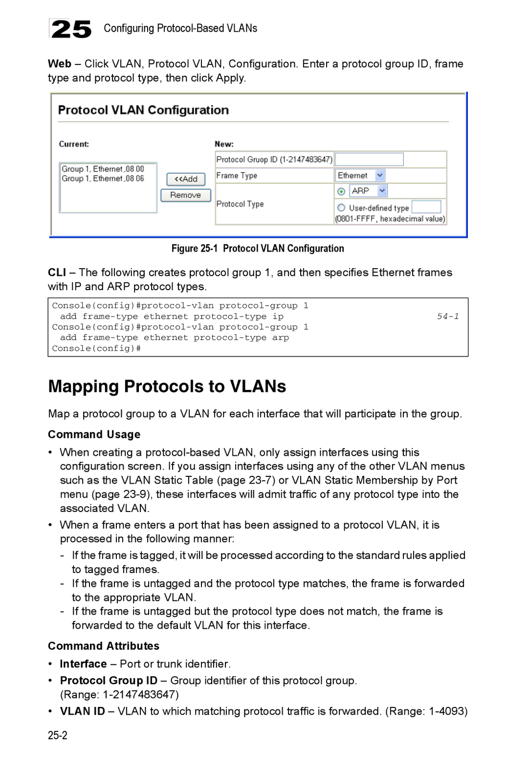 Accton Technology 24/48-Port, ES4548D, ES4524D manual Mapping Protocols to VLANs, 54-1 