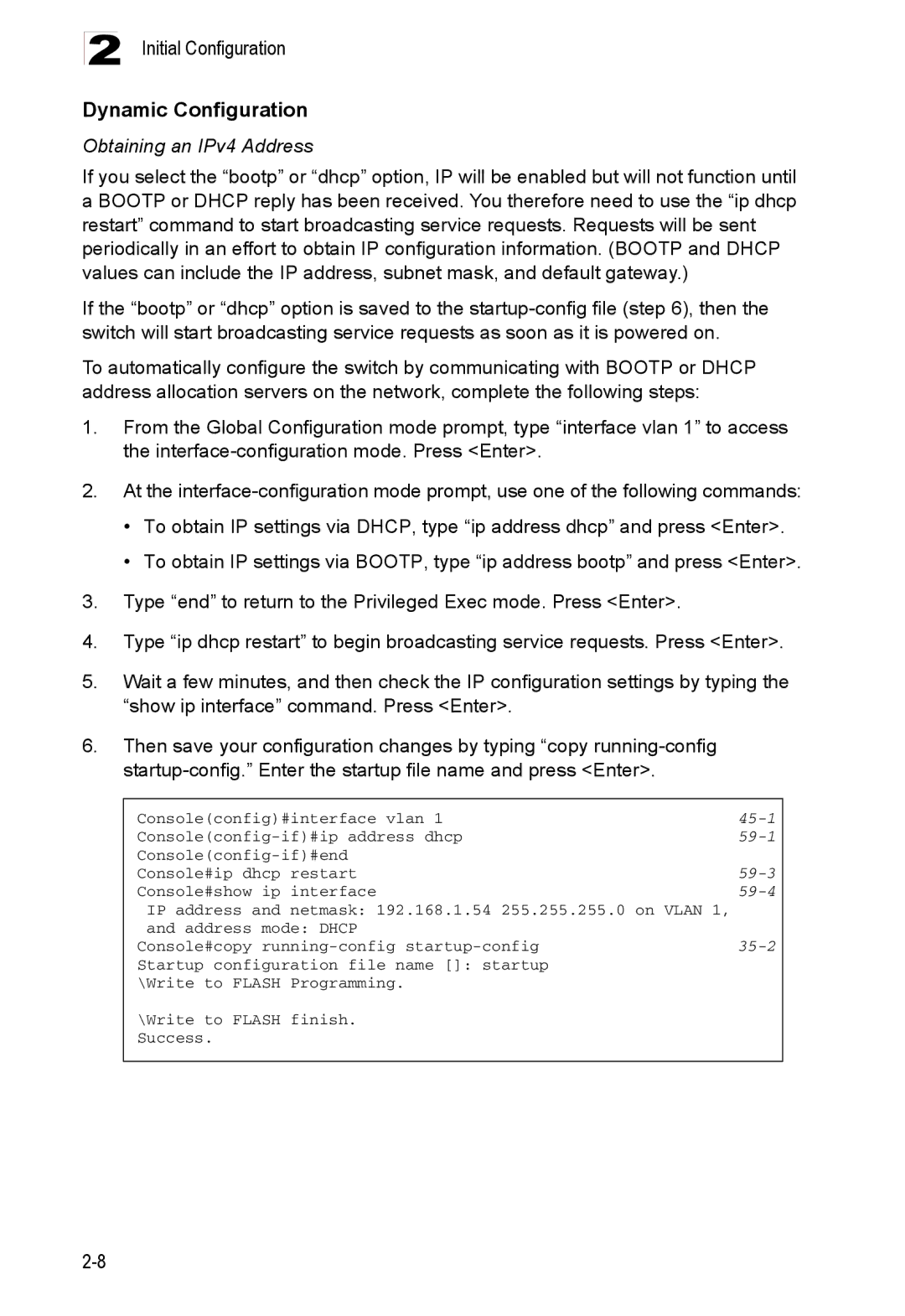 Accton Technology 24/48-Port, ES4548D, ES4524D manual Obtaining an IPv4 Address, 59-3, 59-4, 35-2 