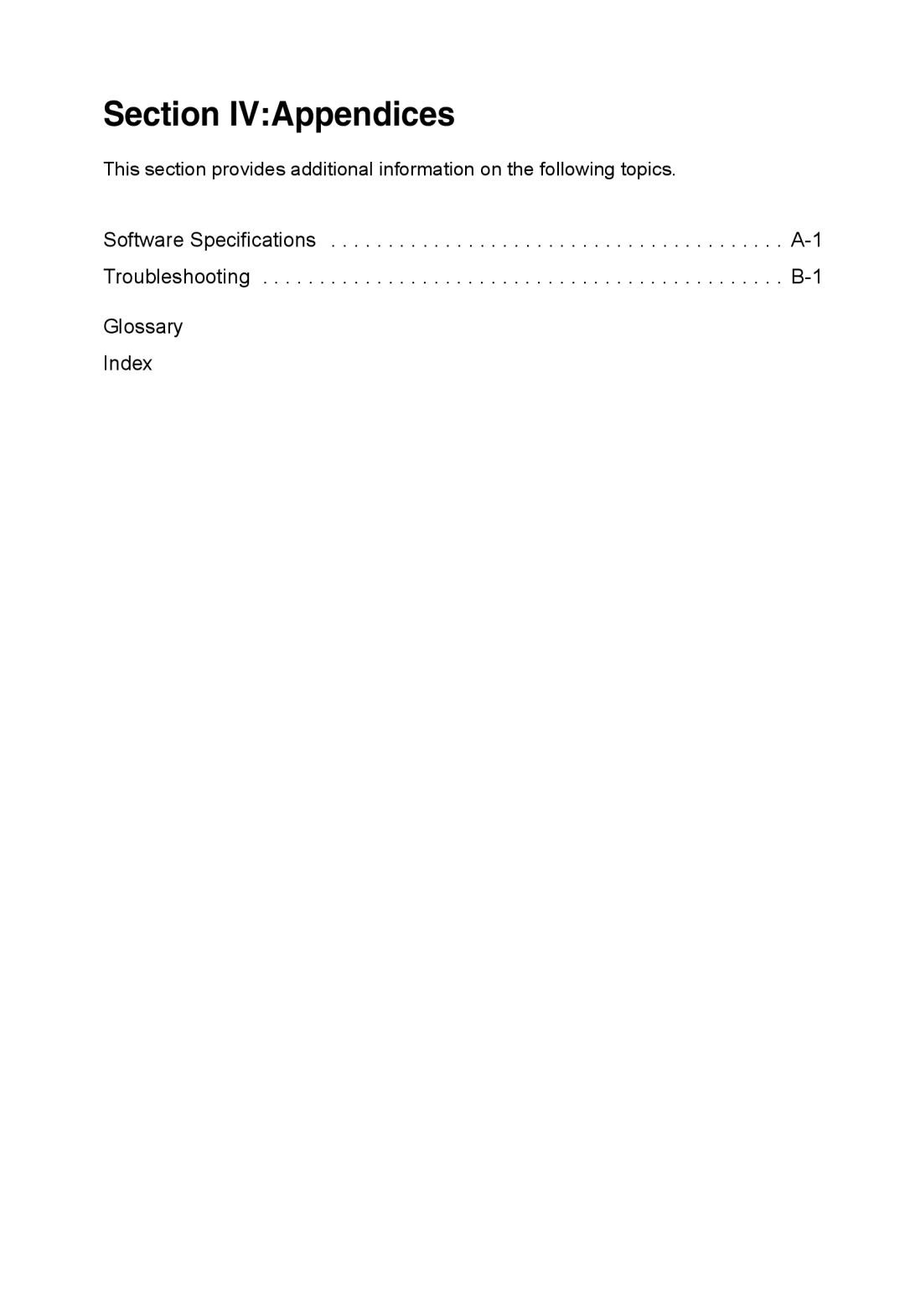 Accton Technology ES4548D, ES4524D, 24/48-Port manual Section IVAppendices 