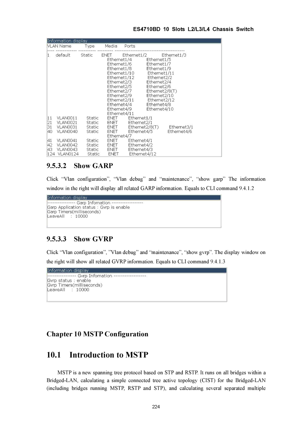 Accton Technology ES4710BD manual Introduction to Mstp, Mstp Configuration 