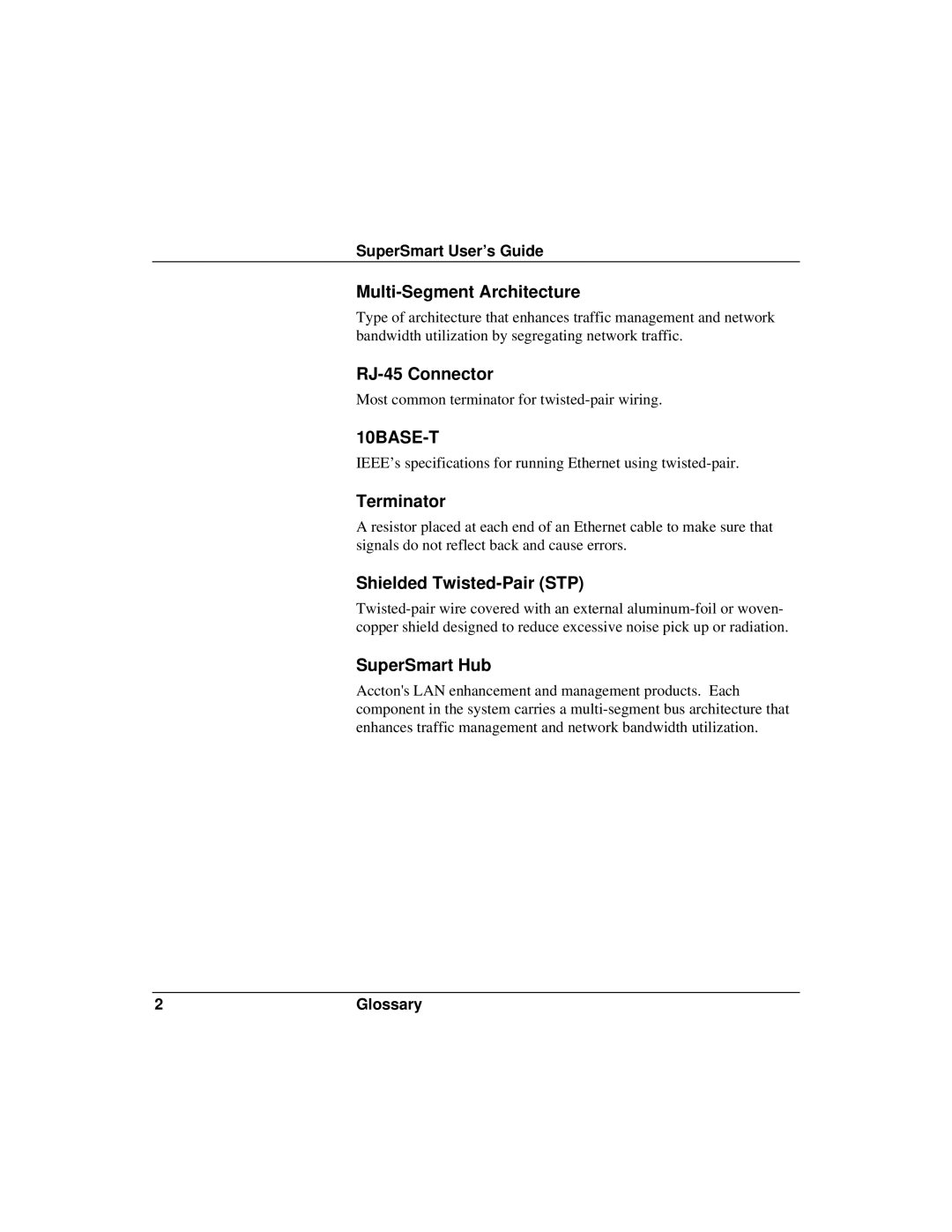 Accton Technology ETHERHUB-16SE installation manual 10BASE-T 