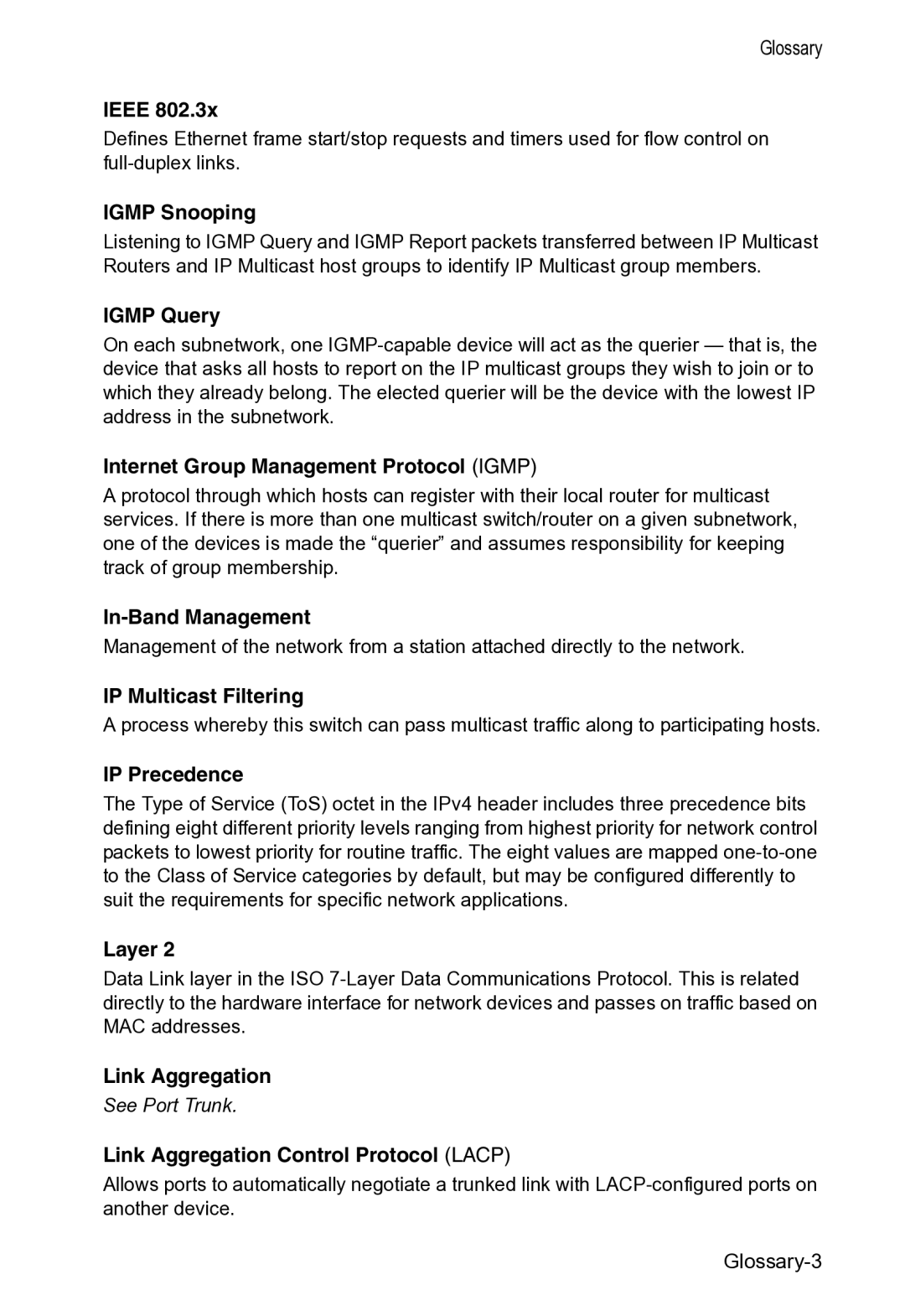 Accton Technology VS4512DC manual In-Band Management 