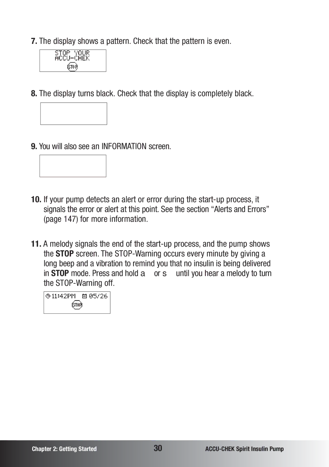 Accu-Chek insulin pump manual Getting Started 