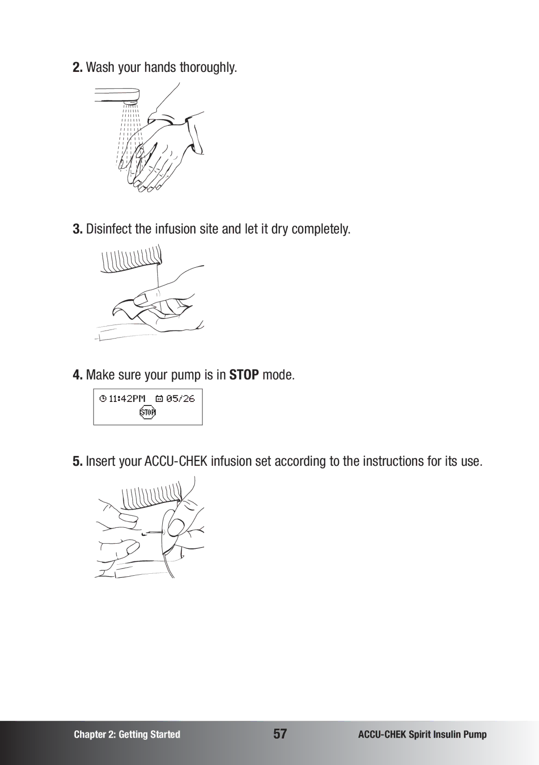 Accu-Chek insulin pump manual Getting Started 