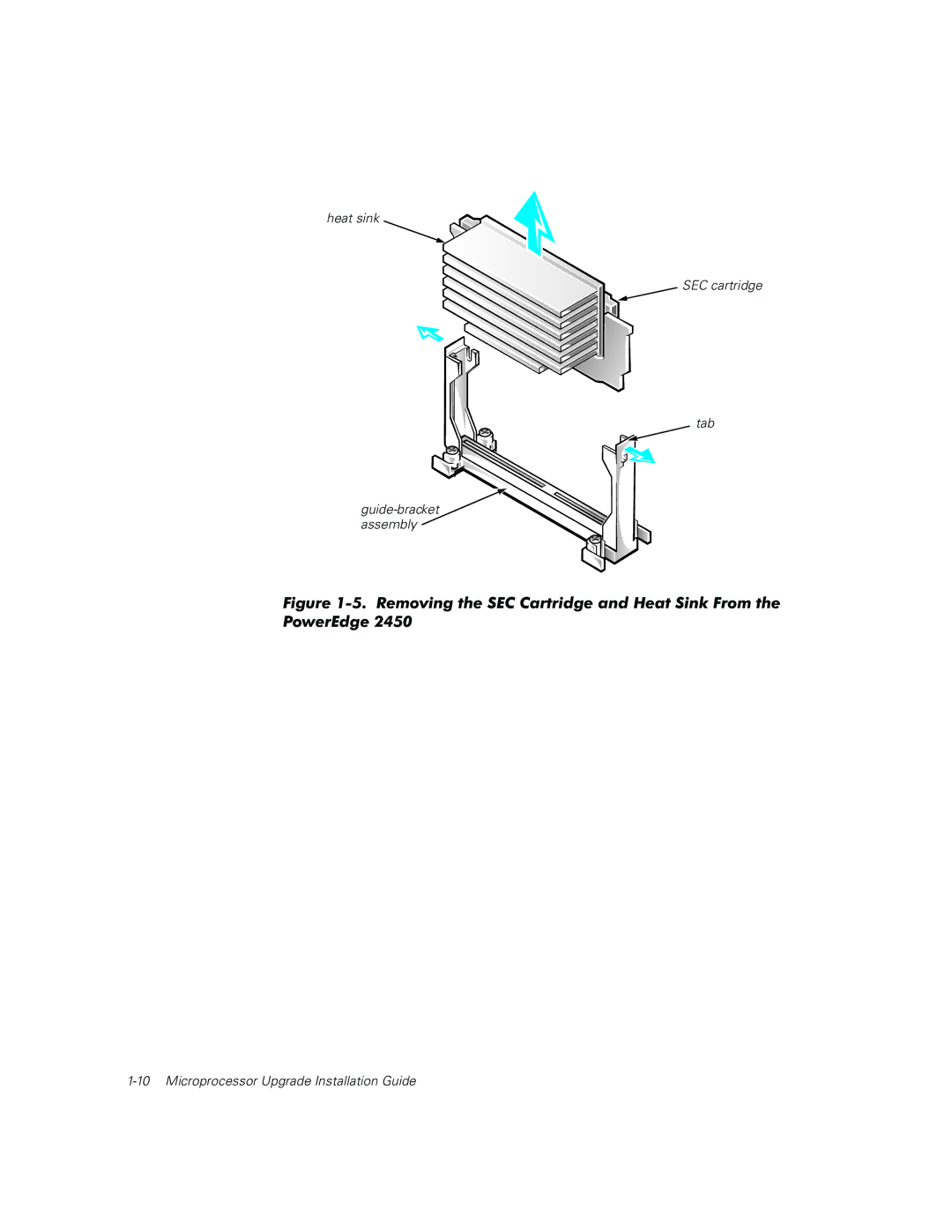 AccuFitness 4400, 2400, 2450 manual Heat sink SEC cartridge Tab Guide-bracket assembly 