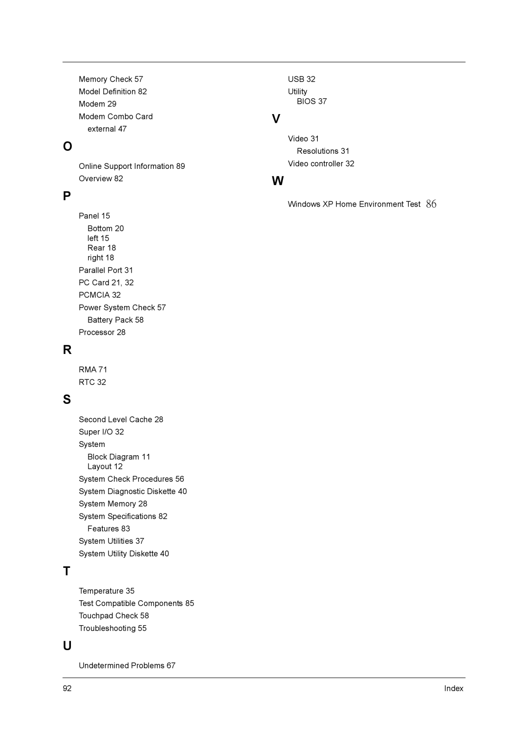 Acer 1300 Series manual Bios 