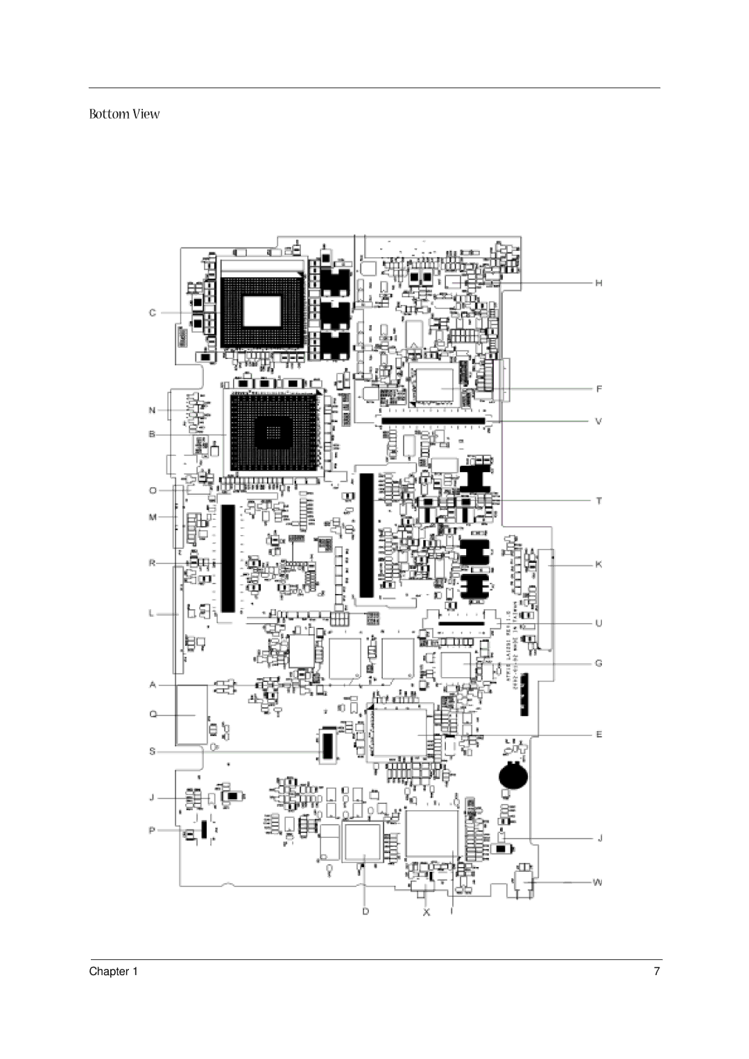 Acer 1400 Series manual Bottom View 