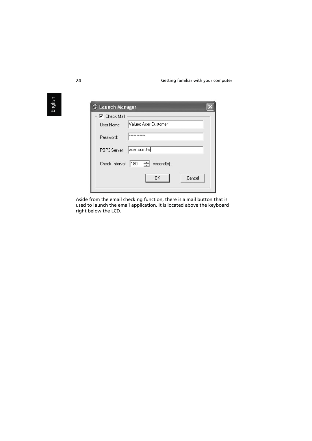 Acer 1450 manual English 