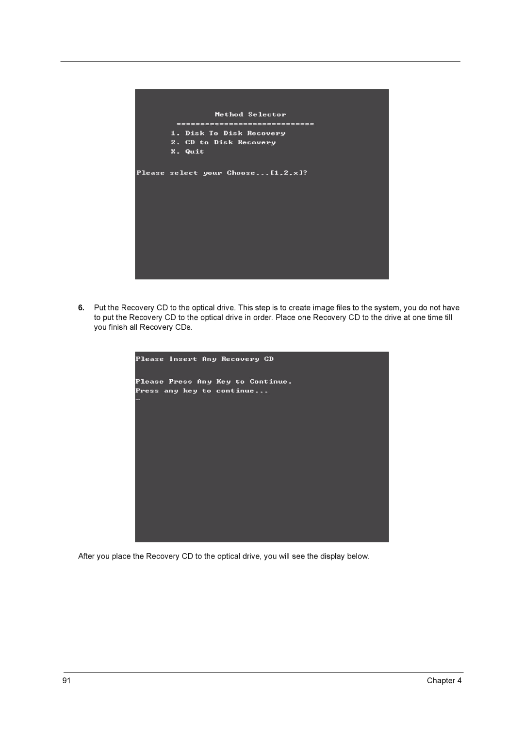 Acer 1520 manual Chapter 