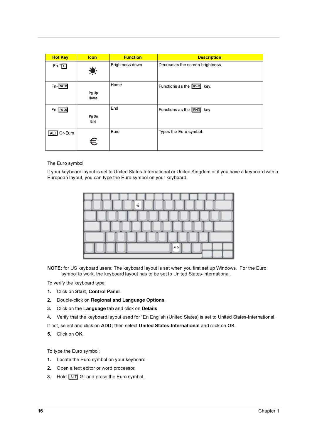 Acer 1520 manual Click on the Language tab and click on Details 