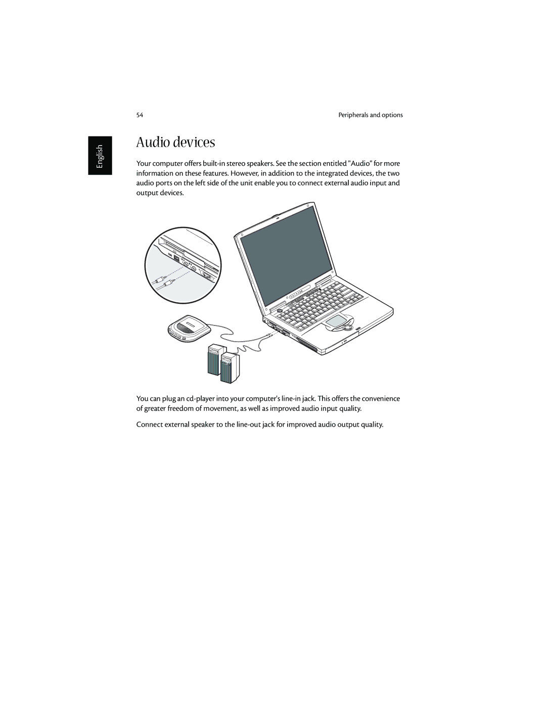 Acer 1600 series manual Audio devices 