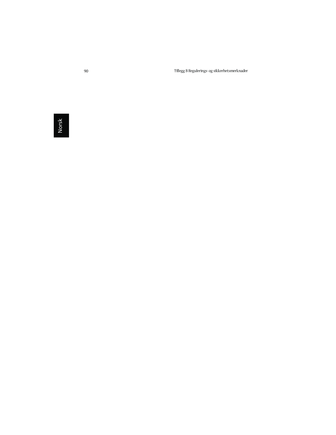Acer 1660 manual Norsk, Tillegg B Regulerings- og sikkerhetsmerknader 