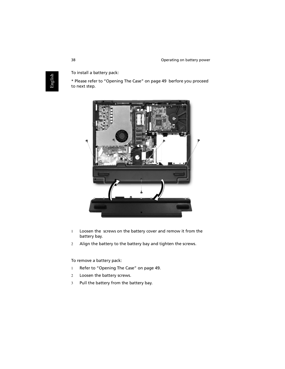 Acer 1700 manual English 