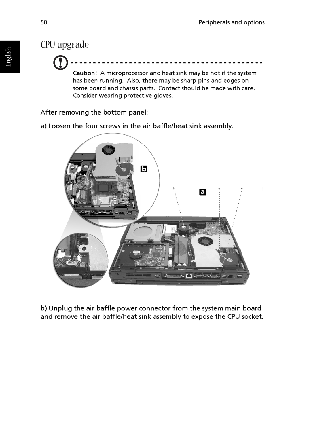 Acer 1710 Series manual CPU upgrade 