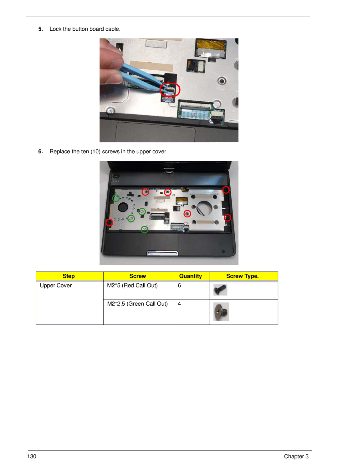 Acer 1820TP manual Chapter 