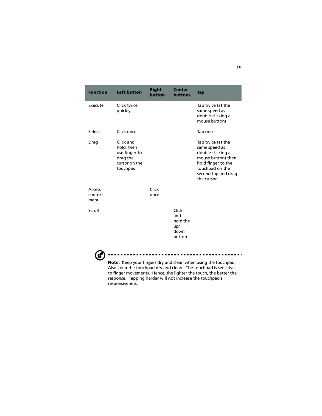 Acer 210 series manual 