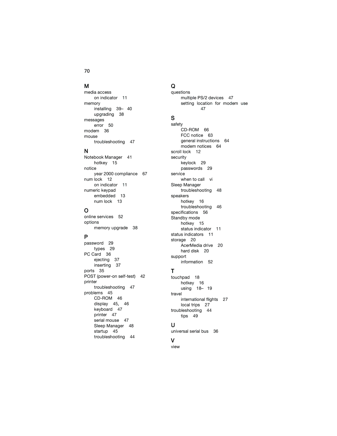 Acer 210 series manual Qiqsv 