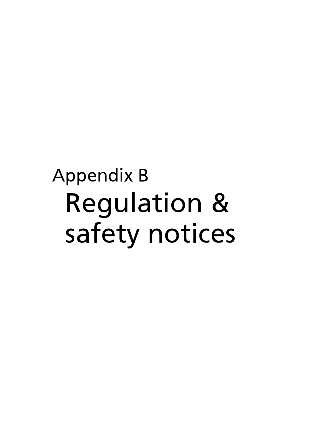 Acer MS2154W, 2100 manual Regulation & safety notices 