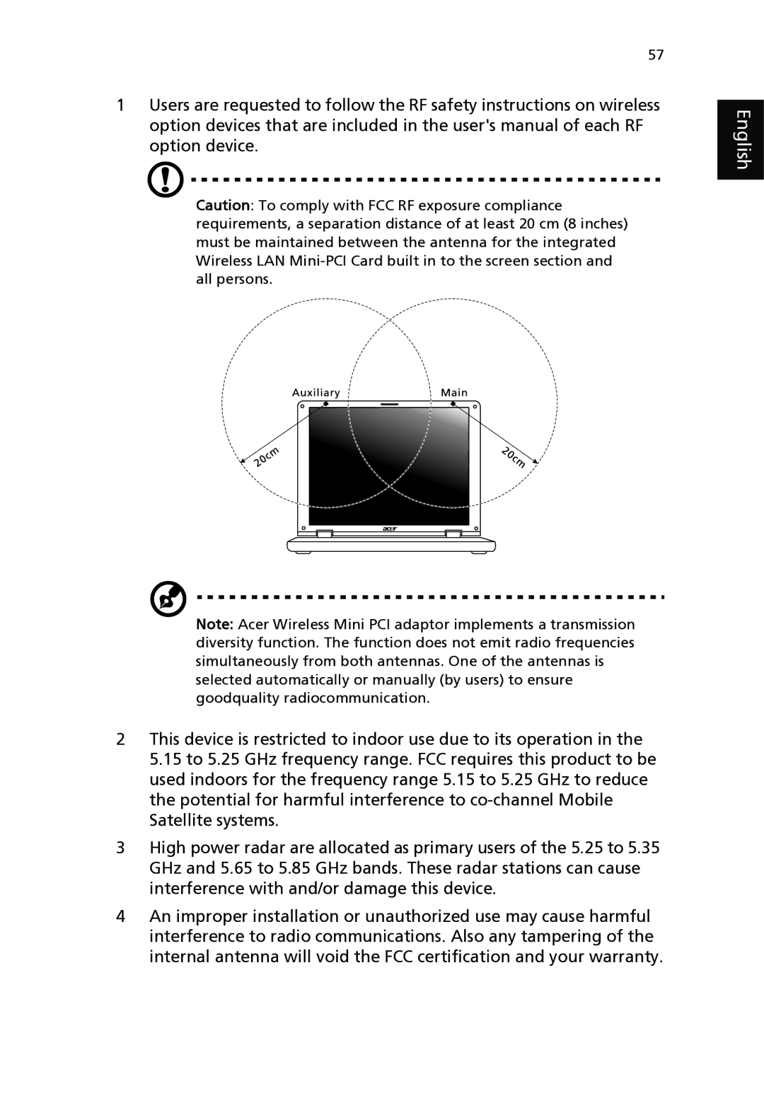 Acer 2310 Series manual English 