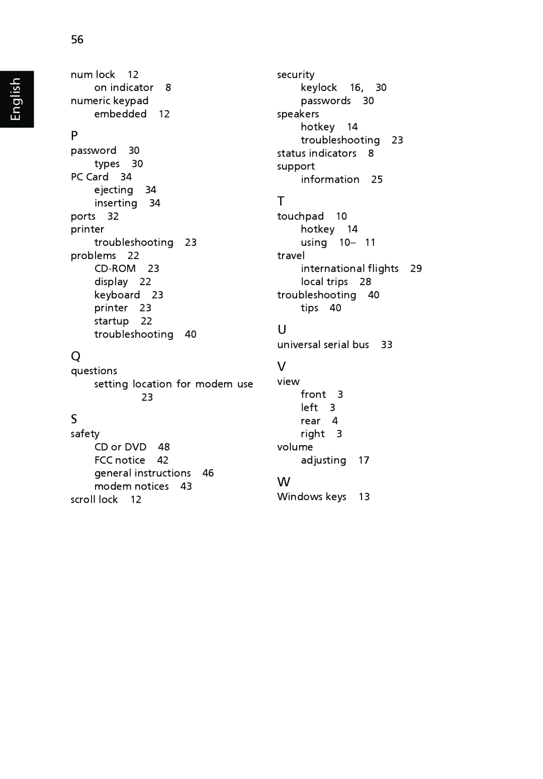 Acer 2410 Series manual English 