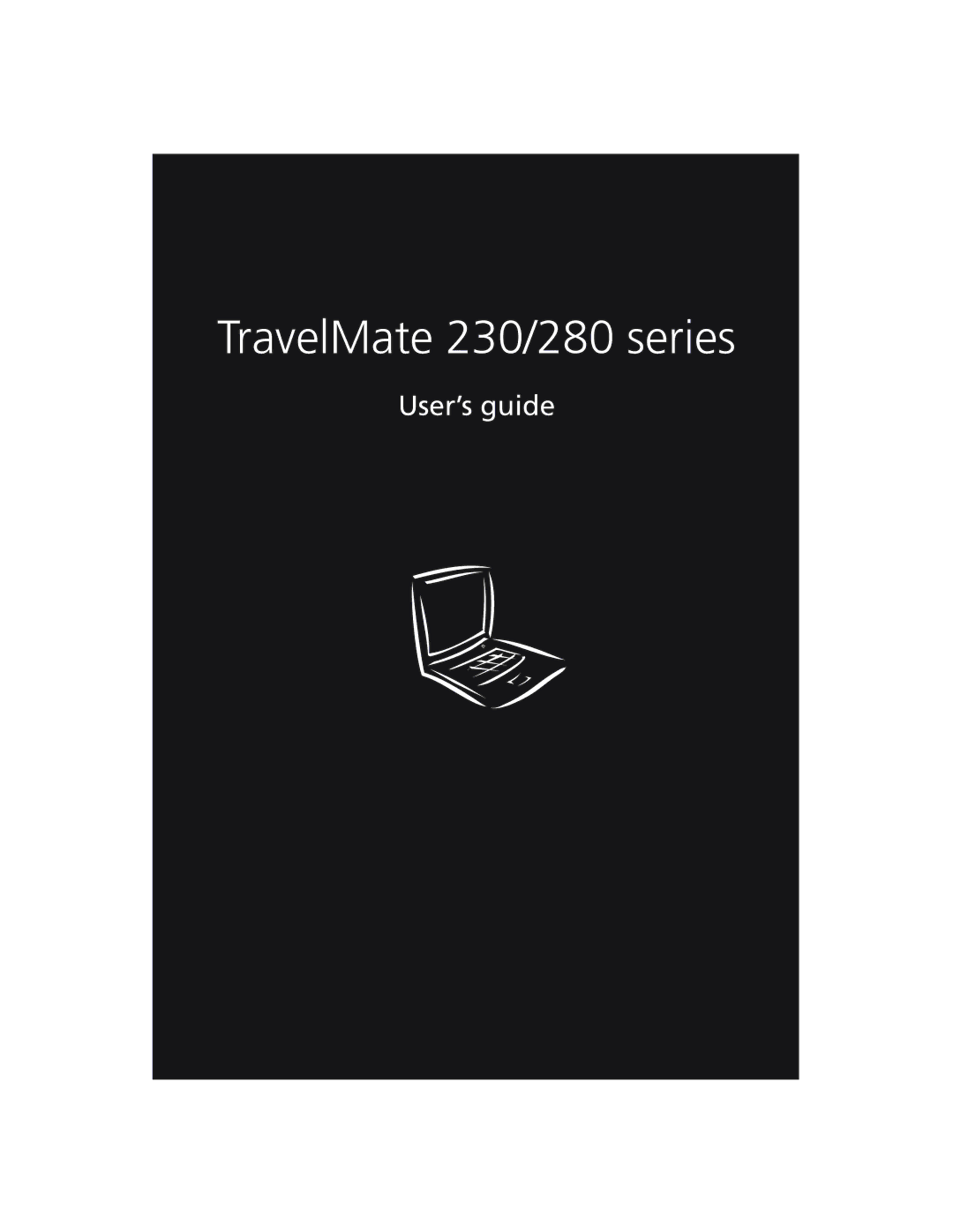 Acer 230 Series, 280 Series manual TravelMate 230/280 series 