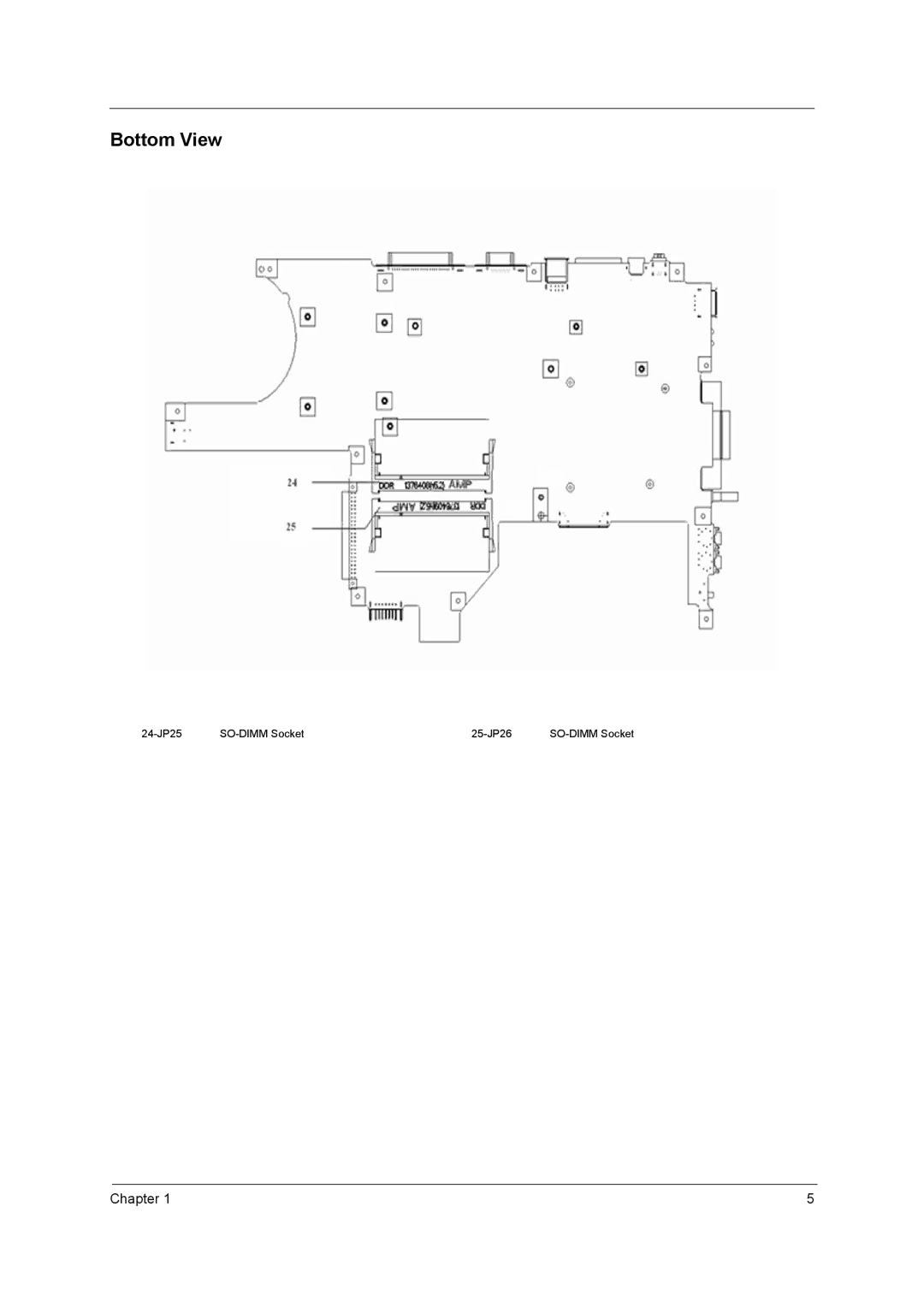 Acer 290E manual Bottom View 