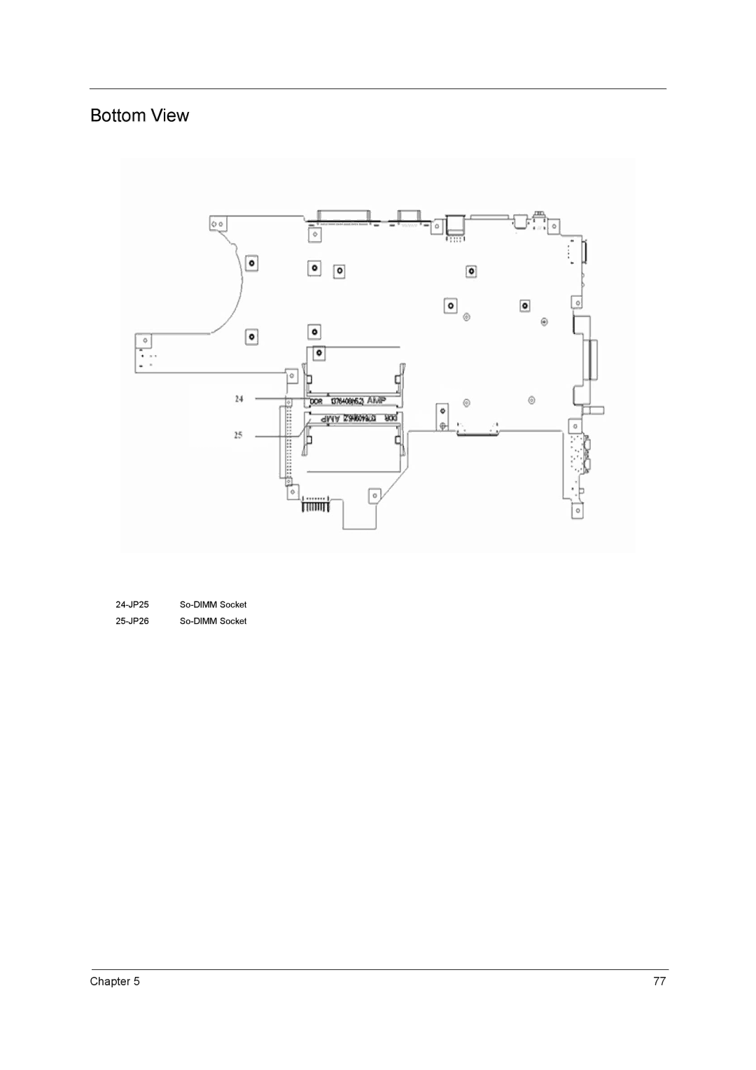 Acer 290E manual Bottom View 