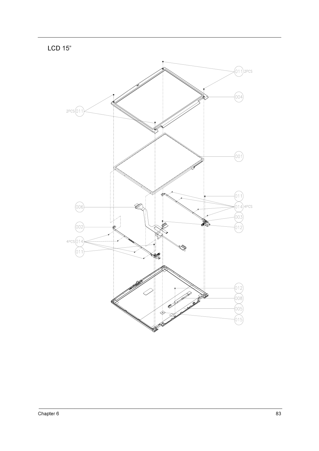 Acer 290E manual Lcd 