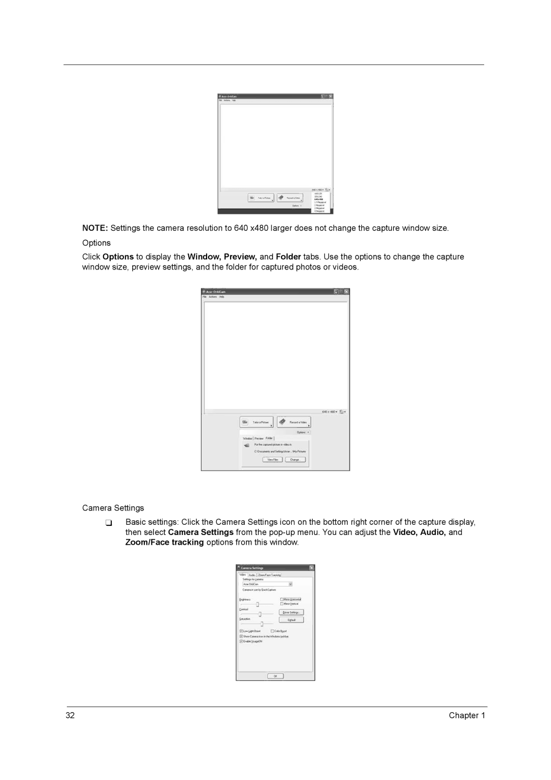 Acer 3250 manual Chapter 