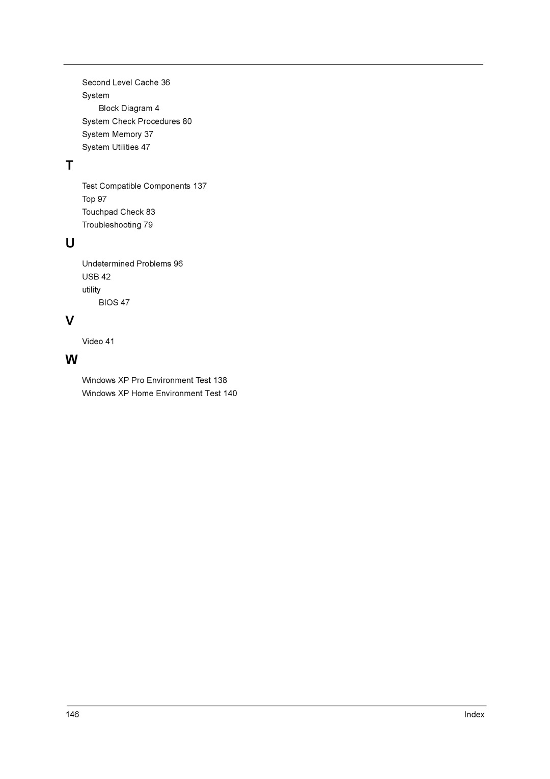 Acer 3260, 3270 manual Index 