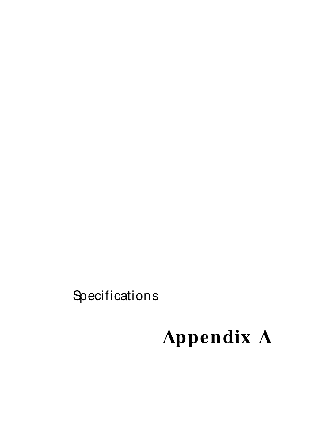 Acer 330 Series manual Appendix a 