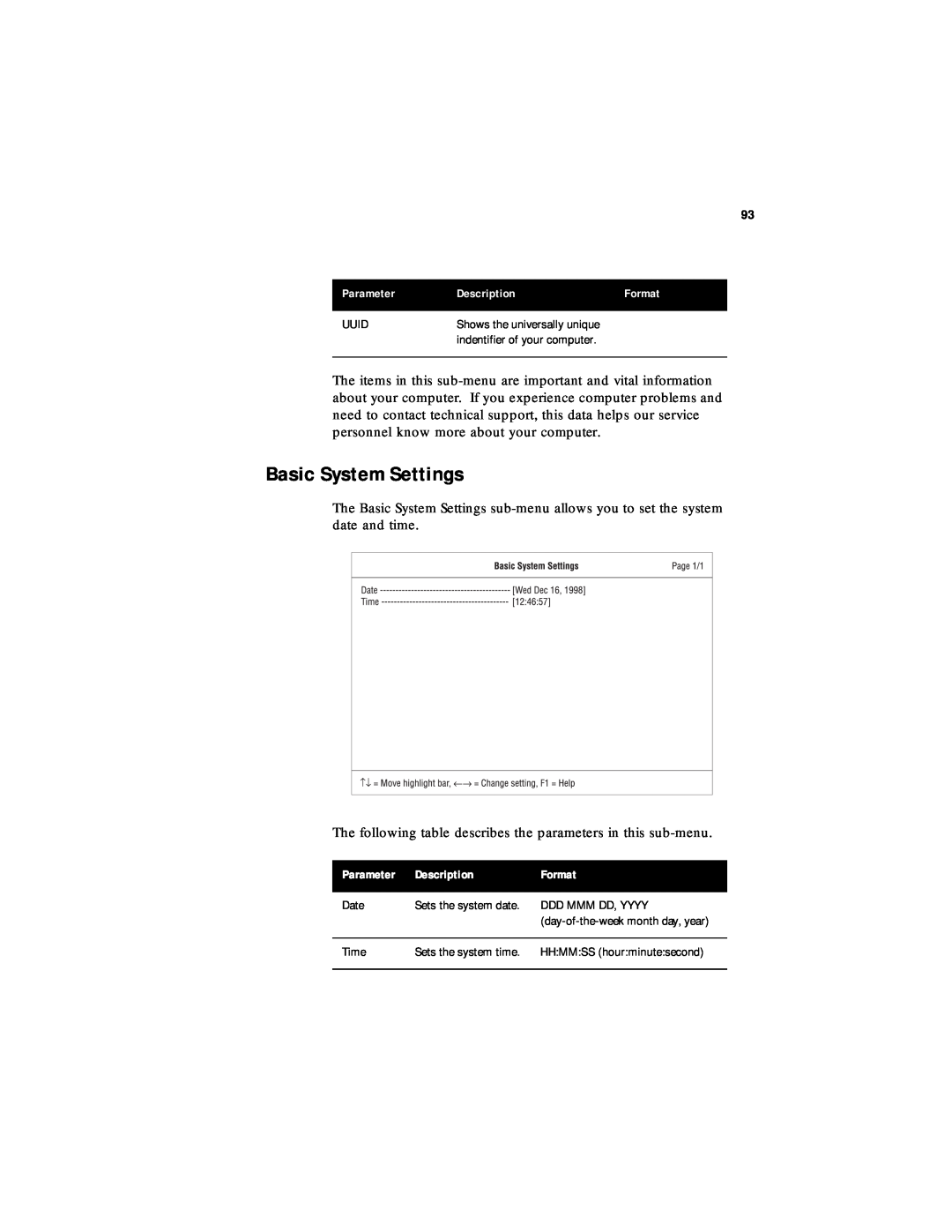Acer 330 Series manual Basic System Settings 