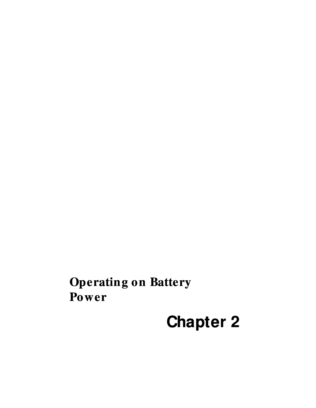 Acer 330 Series manual Operating on Battery Power, Chapter 