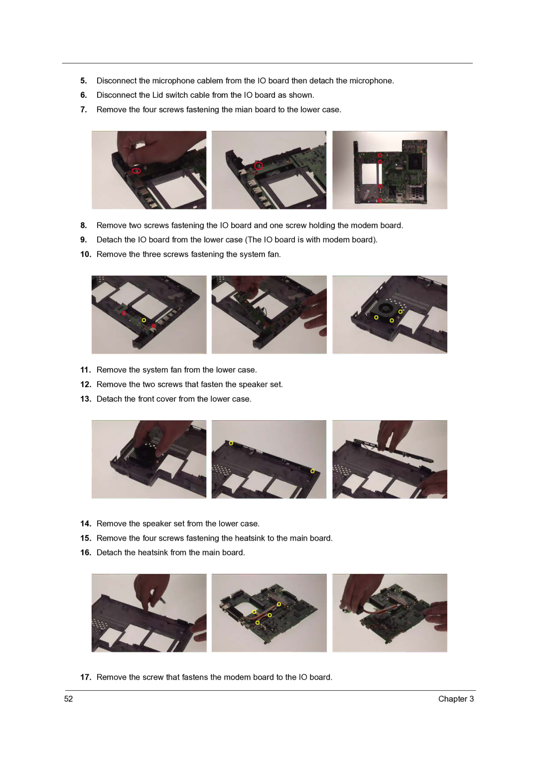 Acer 3300 manual Chapter 