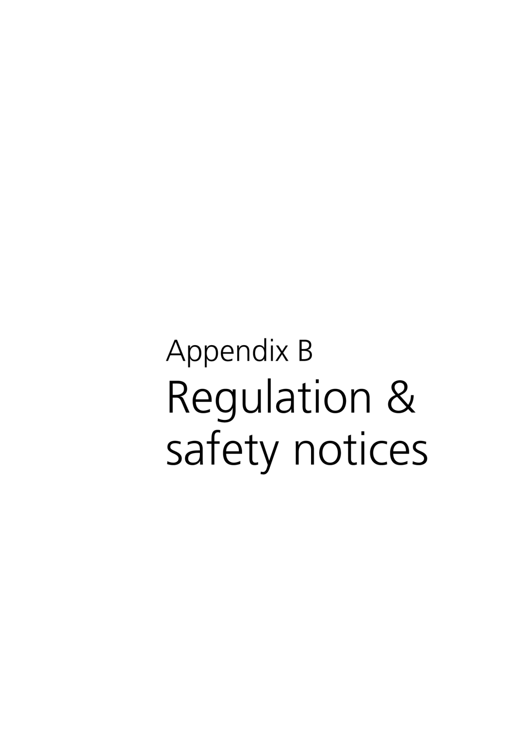 Acer 380 series manual Regulation & safety notices 